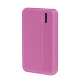 Laser Slim 5000mAh Portable Power Bank Fuschia