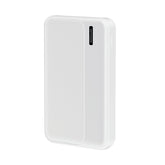 Laser Slim 5000mAh Portable Power Bank White