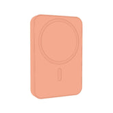 Laser 5000mAh Magnetic Wireless Power Bank Peach