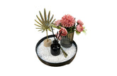 Bloom Flower Tray & Fragrance Diffuser Set - White