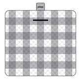 Thickened Waterproof Picnic Blanket - Portable Outdoor Beach Mat for Camping and Hiking 150*200cm(Gray plaid)