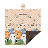 Waterproof Foldable Picnic Blanket with Little Frog Print- 200x200cm