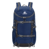 Navy Blue 20L Women's Orange Mountaineering Backpack - Water-Resistant