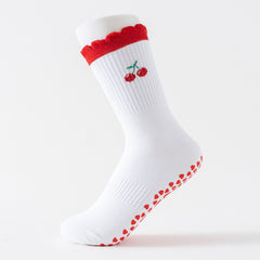 Pilates Crew Grip Socks