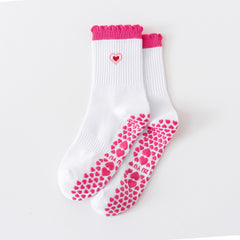 Pilates Crew Grip Socks
