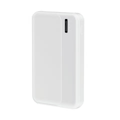 Laser Slim 5000mAh Portable Power Bank White