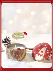 Christmas gift Aussie Christmas Scented Candle Set – 8 Festive Tin Candles with Unique Scents & Cute Designs for Holiday Gifting