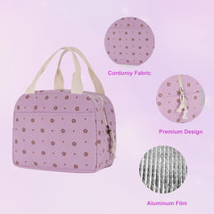 Cooler Bags - Lunch Bag - Handle Strap - Cooler Bag - Lunch Bag - Insulated Cooler Bag - Picnic Bag - 25.5*21*17cm - Suitable for work, office, travel and picnics（White）