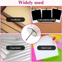 Push Pins - 30 pieces - Flower-shaped push pins - Flower pins for notice boards - Pin board pins - Decorative push pins - Suitable for notice boards, offices, schools and home use.