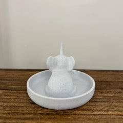 Elephant Jewelry Dish with Decorative Ring Holder and Tray Adorable Elephant Ring Organizer Tray for Jewelry Keep Ring Dish and Holder