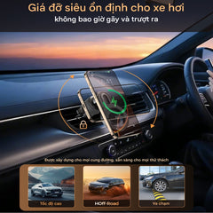 Choetech H01005 Magnetic Car Mount 360-dgree Rotation, Telescopic Arm, for SUVs