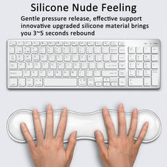 Large Green Silicone Keyboard Wrist Rest & Mouse Pad - Small Green