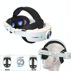 Foldable Rgb Headset for Meta Quest 3 - Usb Rechargeable - Elite
