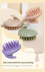 2 Pcs Pink Eco-Friendly Wheat Straw Hair Care Set - Massage Brush, Detangling Comb, and V-shaped Comb for All Hair Types