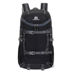 Black 20L Women's Orange Mountaineering Backpack - Water-Resistant