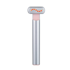 RF EMS Eye Beauty Device - 42C Constant Temperature, Microcurrent & Red Light Therapy for Eye Care(Silver)