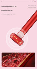 RF EMS Eye Beauty Device - 42C Constant Temperature, Microcurrent & Red Light Therapy for Eye Care(Gray)