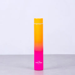 Lazy Dayz Slimline Drink Bottle 300ml - Orange Pink Ombre