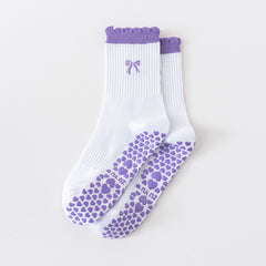 Pilates Crew Grip Socks